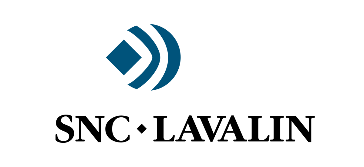 Logo featuring a diamond shape and curved lines in blue on a black background.