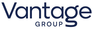 Logo of Vantage Group featuring the name in a modern font.